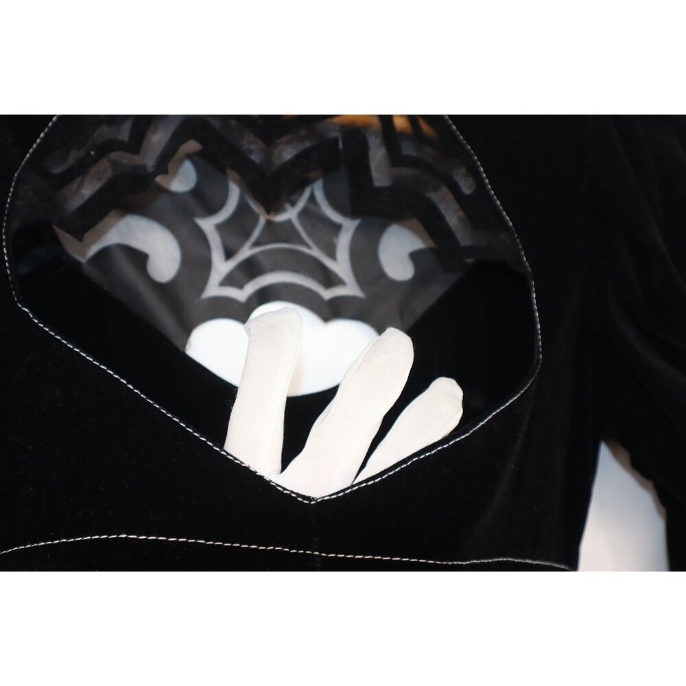 NWT Delusion Anime Black Nier Automata Lolita Dress M Velvet Cosplay Whimsygoth - Picture 12 of 15